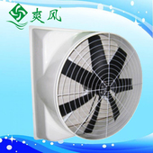 玻璃鋼負壓風機解決廠房通風不良,悶熱異味