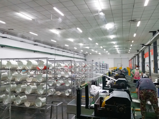 化纖車間高壓微霧加濕器