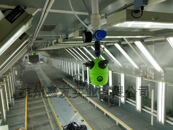 吉利車間加濕器安裝案例