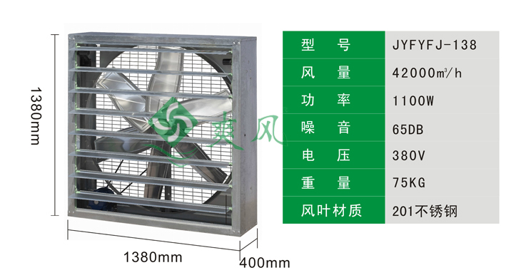 負壓風機參數說明圖