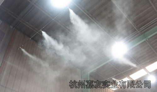 高壓噴霧加濕器噴霧圖片