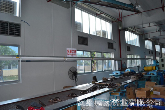 車間安裝蒸發式冷風機