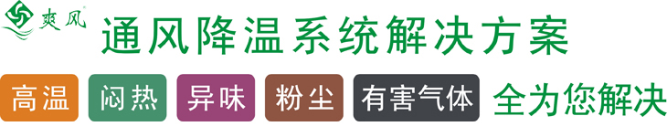 負壓風機通風方案針對車間高溫悶熱問題全部解決(jue) 