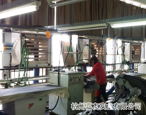 車間安裝負壓風機通風