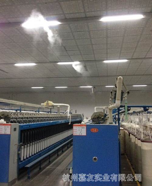 紡織車間安裝加濕係統