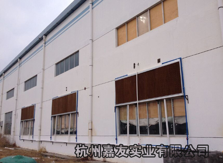 紡織車間安裝濕簾牆