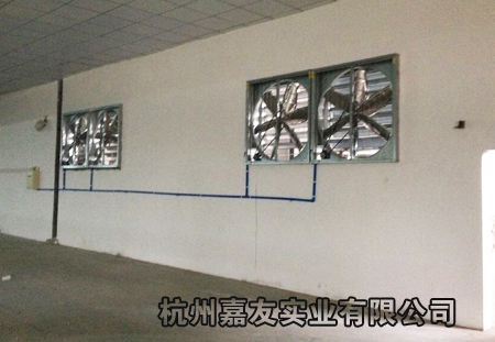 紡織車間安裝負壓負機圖片