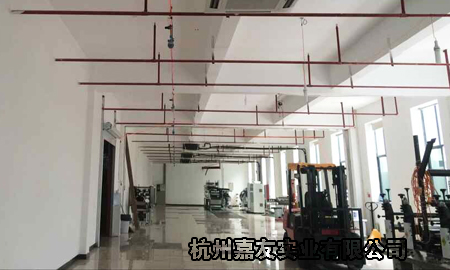 印刷車間安裝氣水混合加濕器