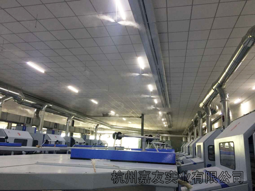 康源車間安裝工業(ye) 加濕器