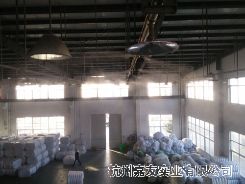 車間安裝工業(ye) 加濕器案例圖