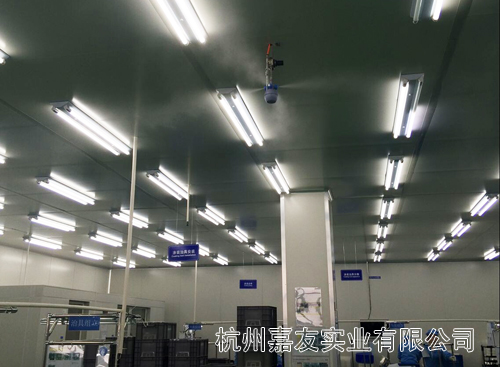 塗裝車間安裝工業(ye) 加濕器案例圖