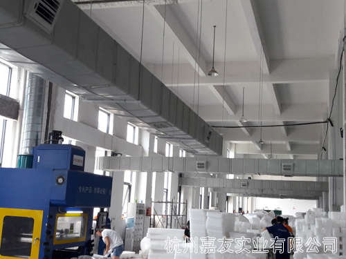 包裝車間通風降溫案例