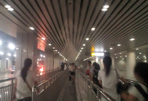 寧波市火車站站台及公交站台安裝高壓微霧加濕器